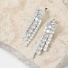 Forcast Abby Sterling Sil Plat Earring* Earrings|Silver Collection