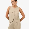 Forcast Abel Relaxed Pocket Vest* Work Tops|Vests & Waistcoats