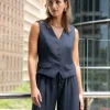 Forcast Abel Tailored Vest* T-Shirts & Tops|Work Tops
