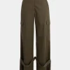 Forcast Abigail Cargo Relaxed Pants* High-Waisted Pants|Straight Leg Pants