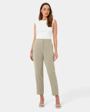 Forcast Ace Straight Leg Pants* Cropped Pants|High-Waisted Pants