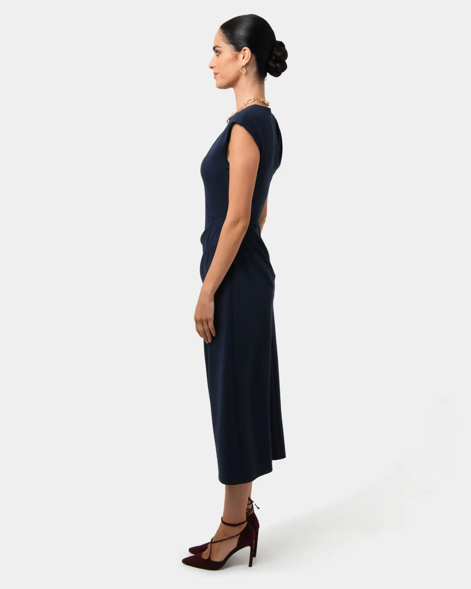 Forcast Adele Pleated Midi Dress* Midi Dresses|Midi Dresses