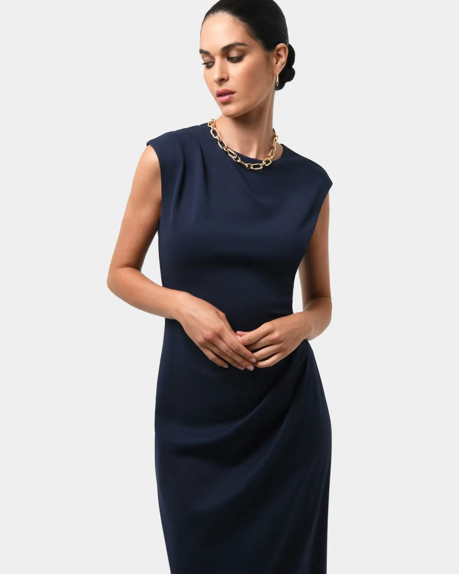 Forcast Adele Pleated Midi Dress* Midi Dresses|Midi Dresses