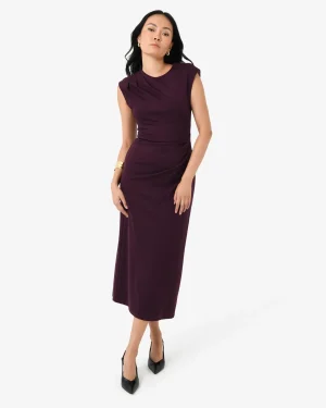 Forcast Adele Pleated Midi Dress* Midi Dresses|Midi Dresses