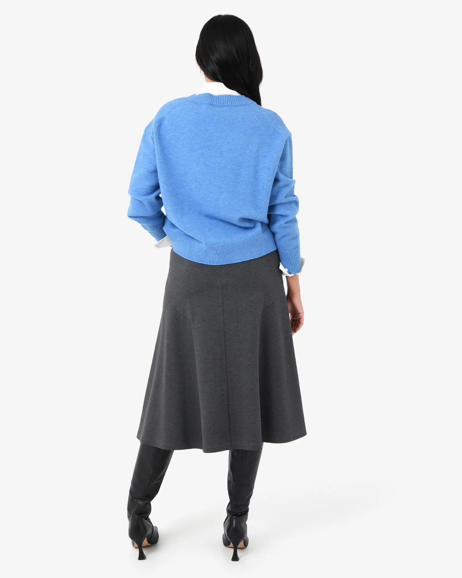 Forcast Adele Side Panel Midi Skirt* Midi & Maxi Skirts|Work Skirts