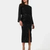 Forcast Adrianna Sequin Dress* Midi Dresses|Midi Dresses