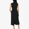Forcast Alaia Twisted Lapel Midi Dress* Midi Dresses|Midi Dresses