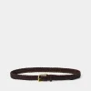 Forcast Alexandra Woven Leather Belt* Belts