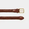 Forcast Alexandra Woven Leather Belt* Belts