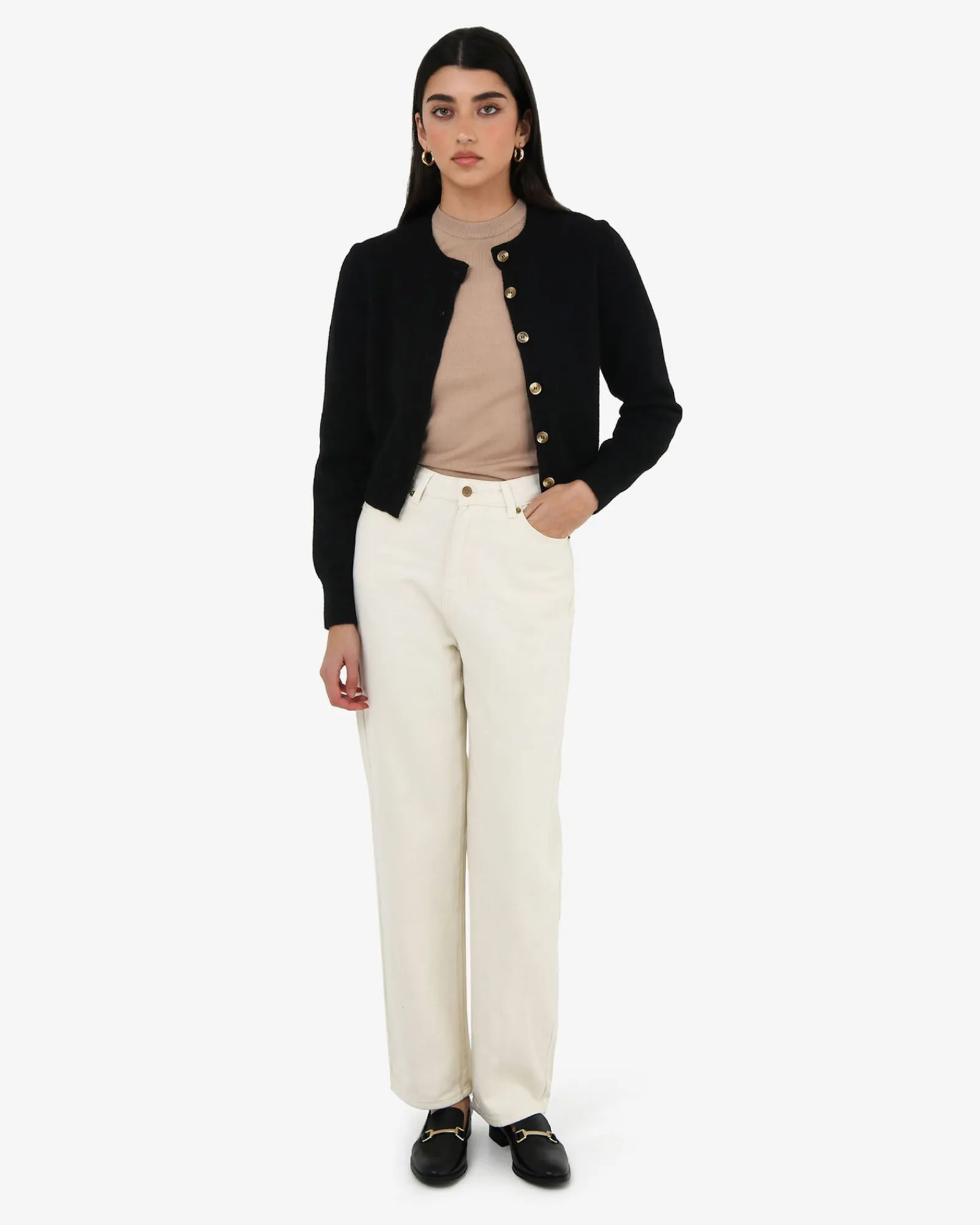 Forcast Alina Button Cardigan* T-Shirts & Tops|Long Sleeve Tops