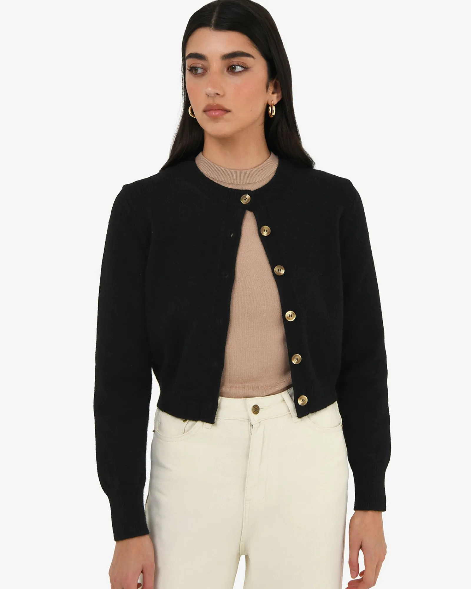 Forcast Alina Button Cardigan* T-Shirts & Tops|Long Sleeve Tops