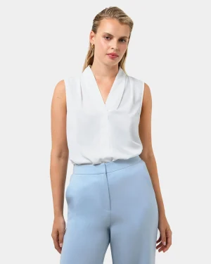 Forcast Alivia 2 V-neck Top* T-Shirts & Tops|Work Tops