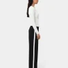 Forcast Alla Contrast Elastic Pants* High-Waisted Pants|Straight Leg Pants