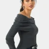 Forcast Ally Off Shoulder Knit* T-Shirts & Tops|Long Sleeve Tops