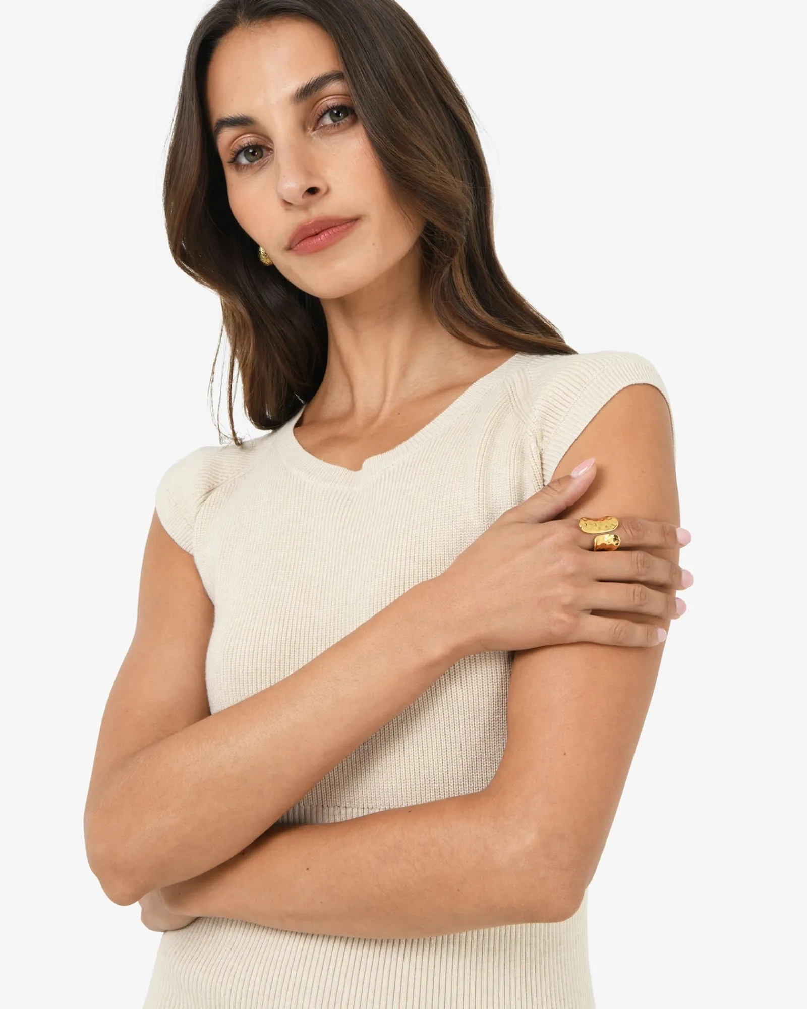 Forcast Amara Plated Open Ring* Rings