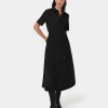Forcast Amera Belted Utility Dress* Midi Dresses|Midi Dresses