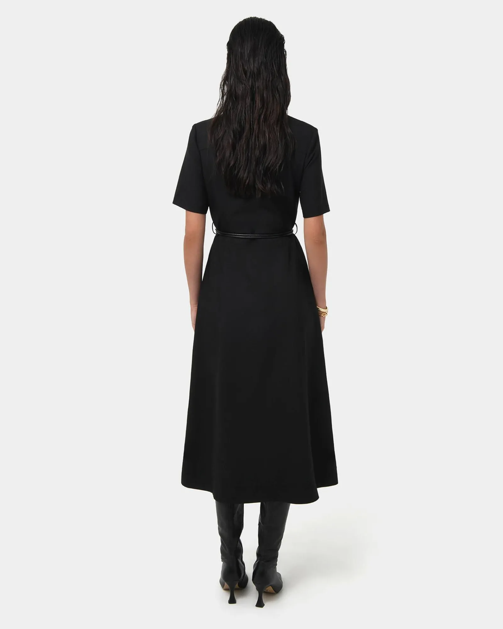 Forcast Amera Belted Utility Dress* Midi Dresses|Midi Dresses
