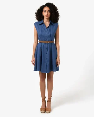 Forcast Ami Linen Mini Beach Dress* Conscious|Mini Dresses