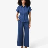 Forcast Ami Linen Pleated Tuck Shirt* T-Shirts & Tops|Shirts & Blouses