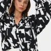 Forcast Anella Monochrome Print Blouse* Long Sleeve Tops|Shirts & Blouses