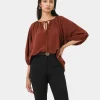 Forcast Annalia Dolman Sleeve Top* T-Shirts & Tops|Long Sleeve Tops