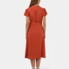 Forcast Anne Linen Midi Dress* Midi Dresses|Midi Dresses