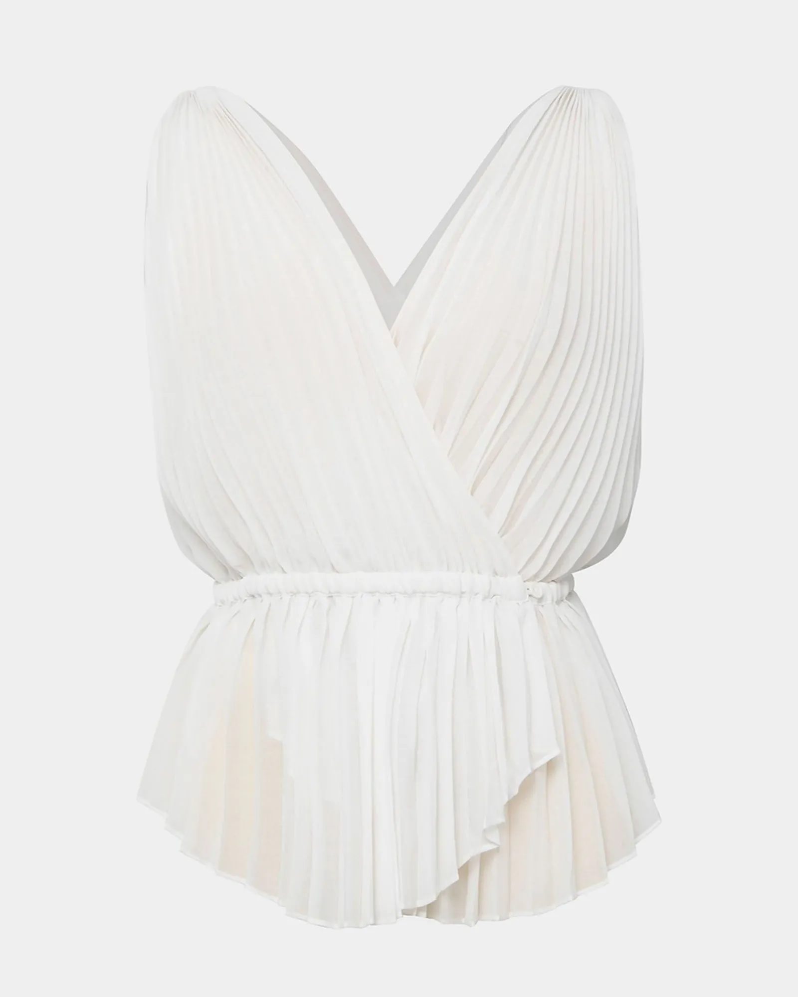 Forcast Arina Pleated Top* T-Shirts & Tops|Work Tops