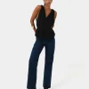 Forcast Arina Pleated Top* T-Shirts & Tops|Work Tops