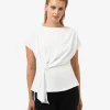 Forcast Athena Draped Top* T-Shirts & Tops|Work Tops