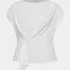 Forcast Athena Draped Top* T-Shirts & Tops|Work Tops