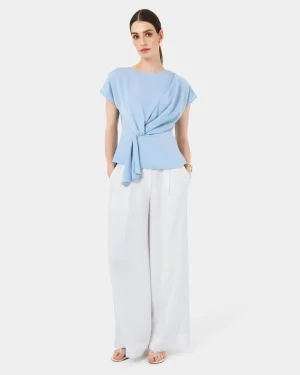 Forcast Athena Draped Top* T-Shirts & Tops|Work Tops