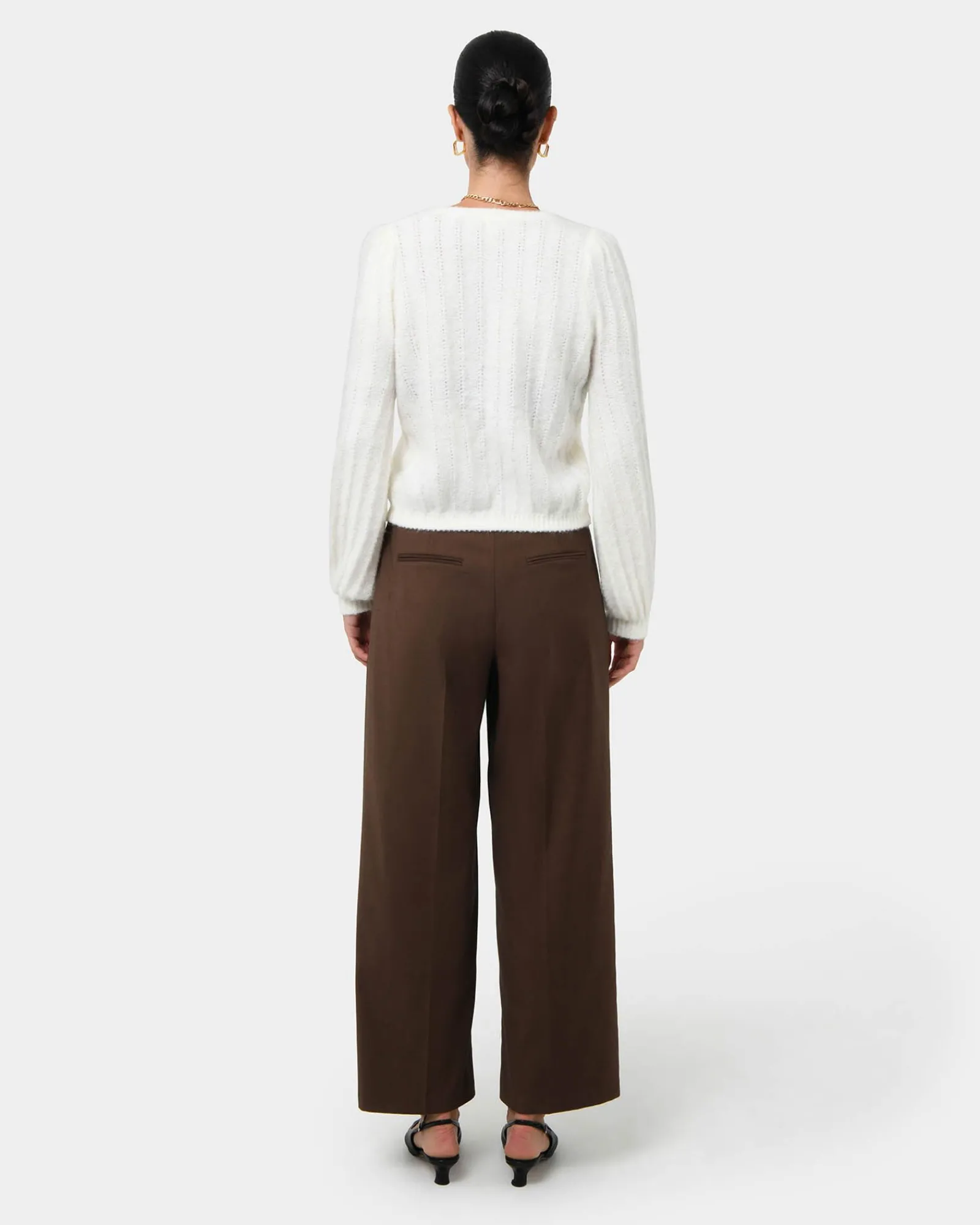 Forcast Aura Fluffy Knit Cardigan* T-Shirts & Tops|Long Sleeve Tops