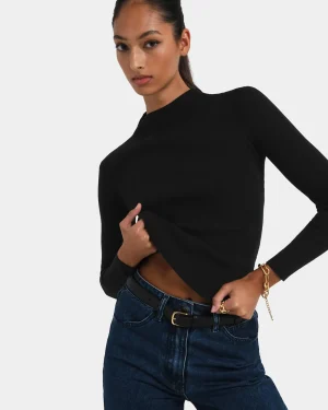 Forcast Avelyn Mock Neck Knit* Long Sleeve Tops|Work Tops