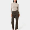 Forcast Aviya High Waisted Trouser* High-Waisted Pants|Straight Leg Pants