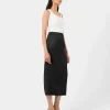 Forcast Bel Tailored Satin Midi Skirt* Midi & Maxi Skirts|Work Skirts