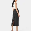 Forcast Bel Tailored Satin Midi Skirt* Midi & Maxi Skirts|Work Skirts