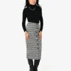 Forcast Bennet Houndstooth Midi Skirt* Midi & Maxi Skirts|Work Skirts