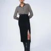 Forcast Betty Knit Split Skirt* Midi & Maxi Skirts|Work Skirts