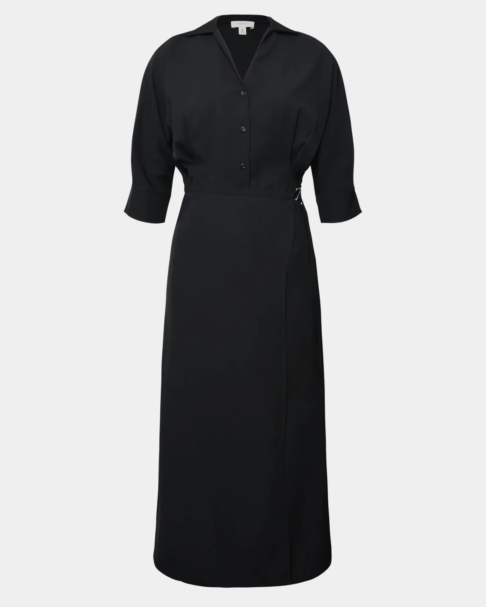 Forcast Betty Wrap Tie Dress* Midi Dresses|Midi Dresses