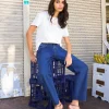 Forcast Bondi Barrel Leg Jeans* High-Waisted Pants|Denim