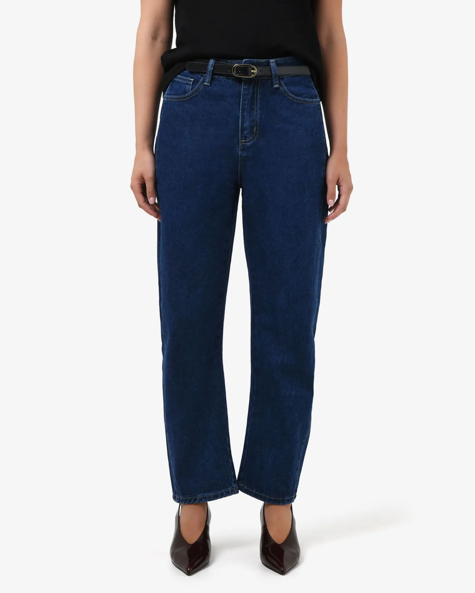 Forcast Bondi Barrel Leg Jeans* High-Waisted Pants|Denim