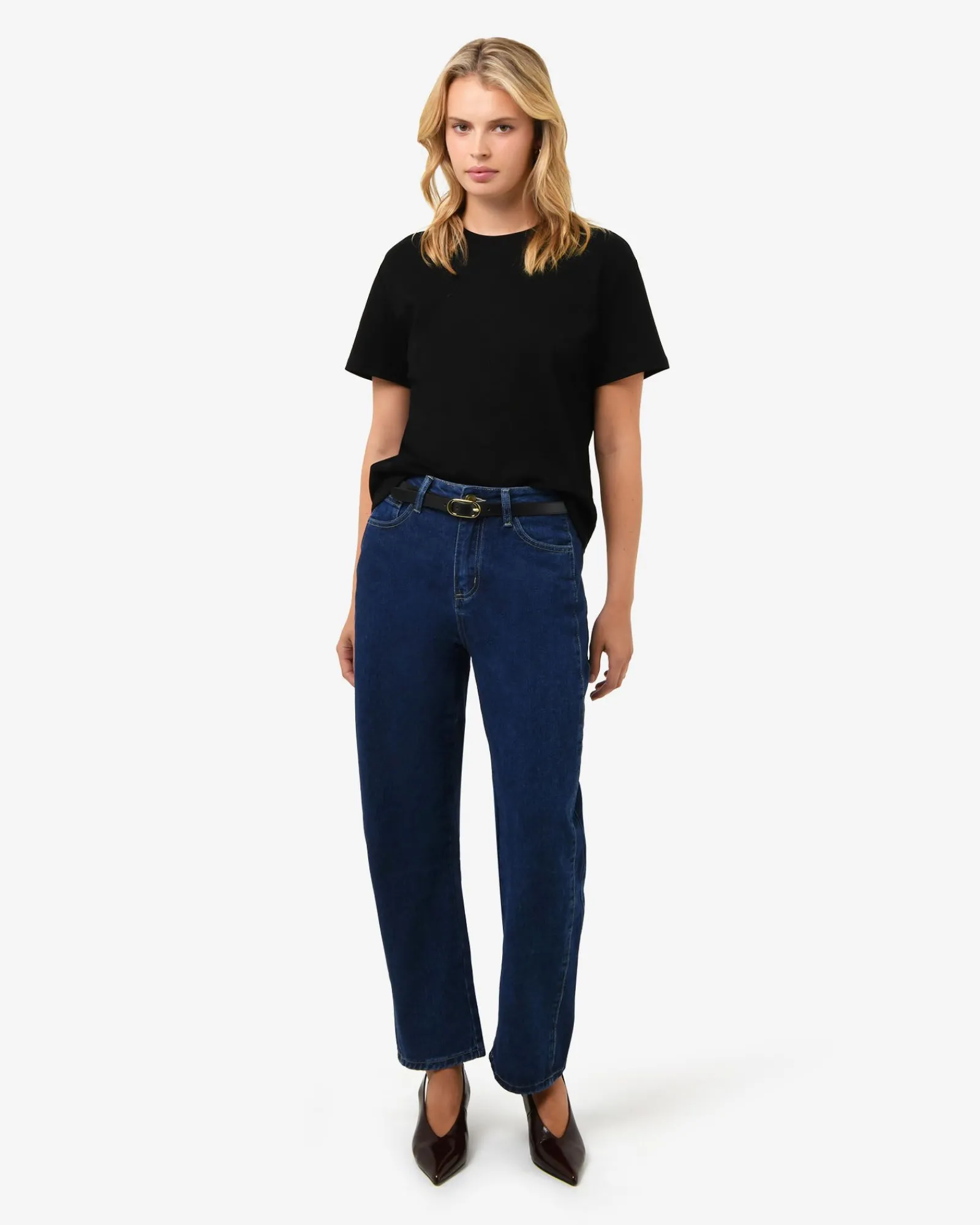 Forcast Bondi Barrel Leg Jeans* High-Waisted Pants|Denim