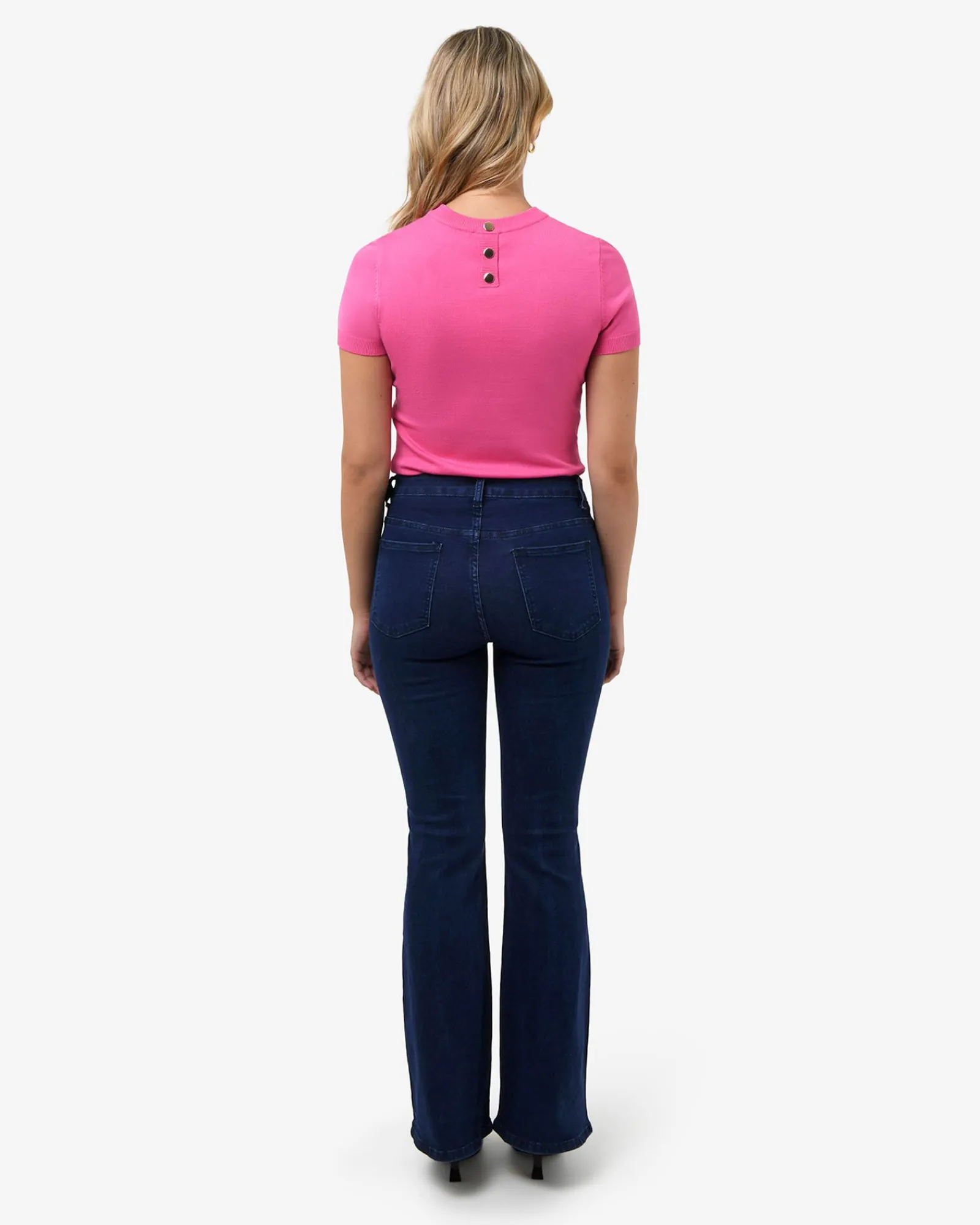 Forcast Bondi Flared Leg Jeans* High-Waisted Pants|Denim