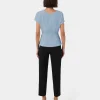 Forcast Bonnie Gathered Peplum Top* T-Shirts & Tops|Work Tops
