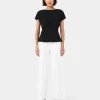 Forcast Bonnie Gathered Peplum Top* T-Shirts & Tops|Work Tops