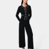 Forcast Brianna Wide Leg Knit Pants* High-Waisted Pants|Wide-Leg Pants