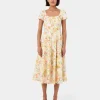 Forcast Brielle Floral Dress* Conscious|Midi Dresses