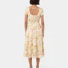 Forcast Brielle Floral Dress* Conscious|Midi Dresses