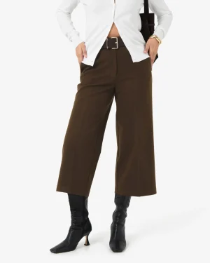 Forcast Brighton Wide Leg Culottes* Cropped Pants|High-Waisted Pants