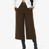Forcast Brighton Wide Leg Culottes* Cropped Pants|High-Waisted Pants